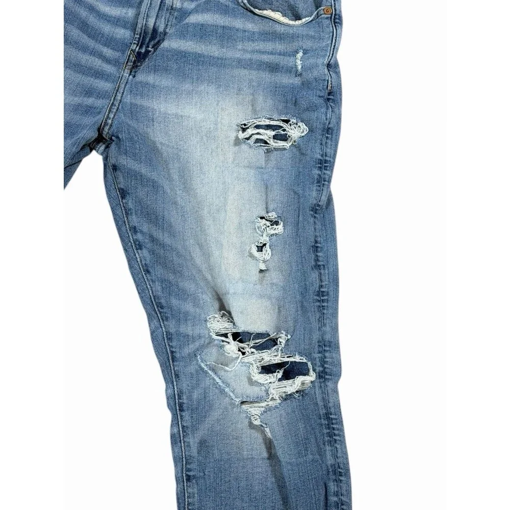American Eagle Outfitters Airflex+ Straight Men's Jeans Blue Denim, 38 x 32